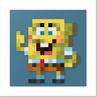 SpongeBob low-res pixelart Posters and Art